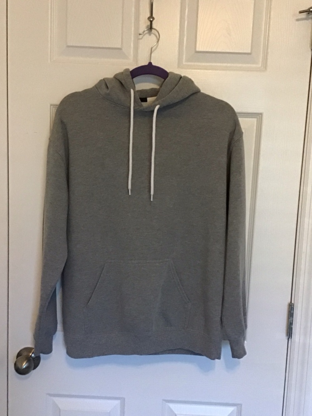 Forever 21 Men's Heather Gray Pullover Hoodie